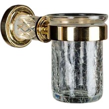 Стакан для зубных щеток Boheme Murano Cristal 10904-CRST-G Золото