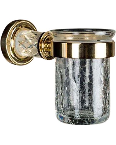Стакан для зубных щеток Boheme Murano Cristal 10904-CRST-G Золото