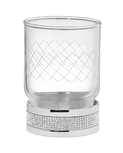 Стакан для зубных щеток Boheme Royal Cristal 10931-CR Хром