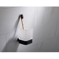 Стакан для зубных щеток Timo Selene 14033/03 Черный