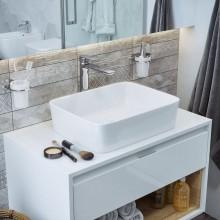 Стакан для зубных щеток Excellent Kobo DOEX.1704CR Хром