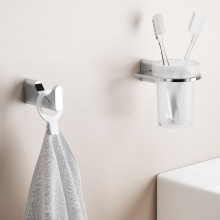 Стакан для зубных щеток Excellent Kobo DOEX.1704CR Хром