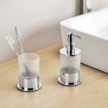 Стакан для зубных щеток Excellent Kobo DOEX.1714CR Хром