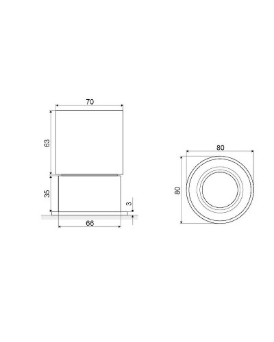 Стакан для зубных щеток Excellent Kobo DOEX.1714CR Хром