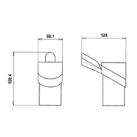 Стакан для зубных щеток Paini Morgana 73CR041VR Хром