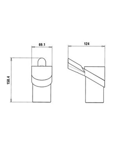 Стакан для зубных щеток Paini Morgana 73CR041VR Хром