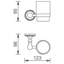 Стакан Aquanet 00189282