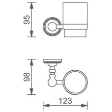 Стакан Aquanet 00189282