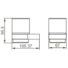 Стакан Aquanet 00187060