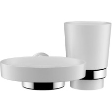 Держатель с мыльницей и стаканом Fixsen Best FX71606+08