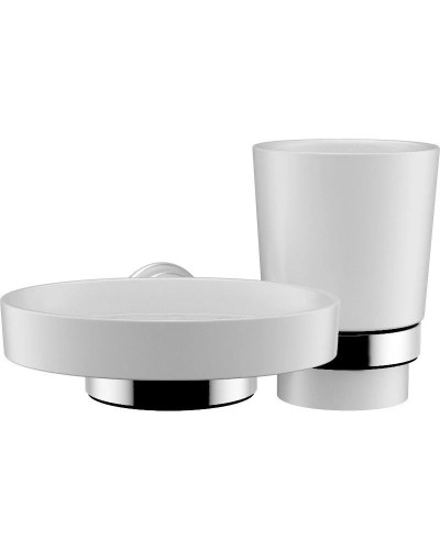 Держатель с мыльницей и стаканом Fixsen Best FX71606+08