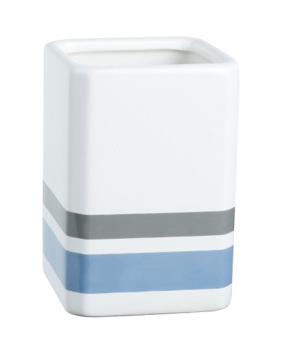 Стакан для зубных щеток Fixsen Dony FX-232-3 Белый Синий Серый