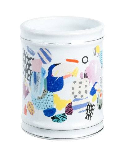 Стакан для зубных щеток Fixsen Art FX-620-3 Белый Цветной