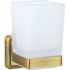 Стакан для зубных щеток с держателем WONZON & WOGHAND, Бронза (WW-7221)