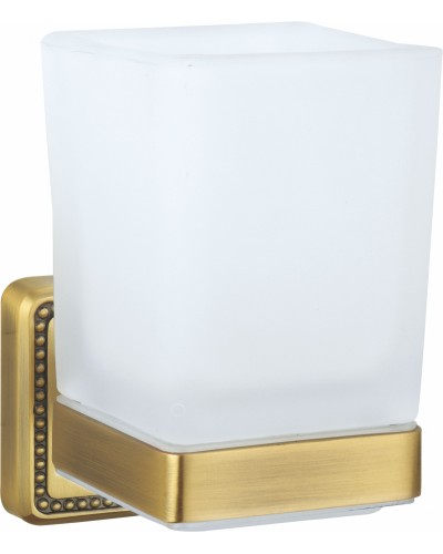 Стакан для зубных щеток с держателем WONZON & WOGHAND, Бронза (WW-7221)