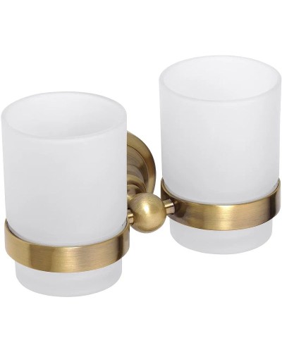Стакан для зубных щеток Bemeta Retro bronze 144110027 Бронза