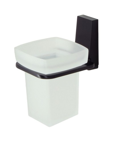 Стакан для зубных щеток WasserKRAFT Abens K-3228 Черный матовый