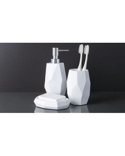 Стакан для зубных щеток Fixsen Flat FX-290-3 Белый