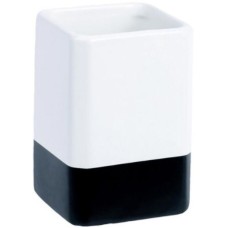 Стакан для зубных щеток Fixsen Text FX-230-3 Белый