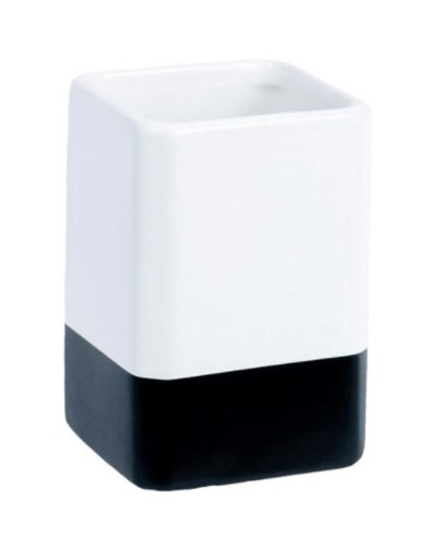 Стакан для зубных щеток Fixsen Text FX-230-3 Белый