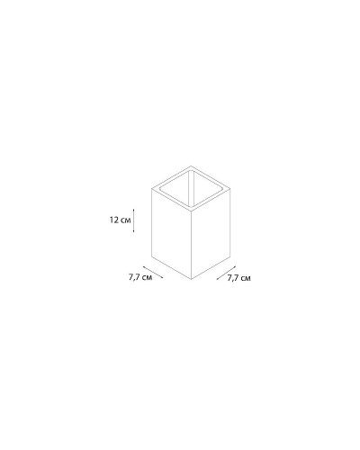 Стакан для зубных щеток Fixsen Punto FX-200-3 Белый