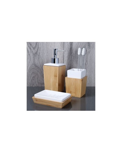 Стакан для зубных щеток Fixsen Wood FX-110-3 Белый