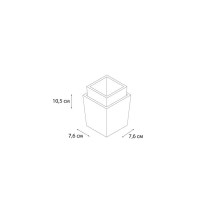 Стакан для зубных щеток Fixsen Wood FX-110-3 Белый