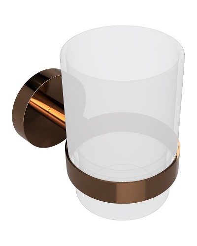 Стакан для зубных щеток Bemeta Coral 158110012 Медное золото глянец