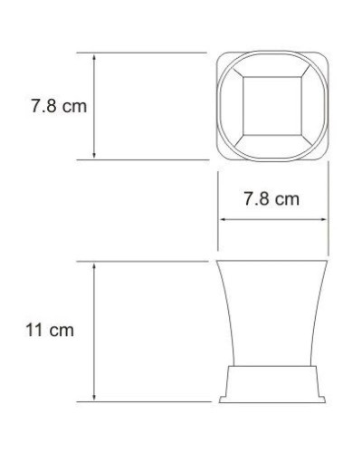 Стакан WasserKRAFT Amper K-5428BLACK