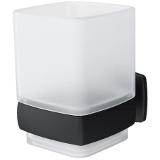 Стакан для зубных щеток AM.PM Gem A9034322 Черный Белый