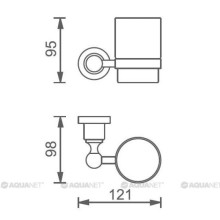 Стакан Aquanet 3884