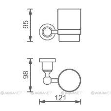Стакан Aquanet 3884