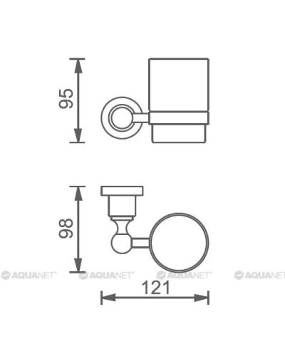 Стакан Aquanet 3884