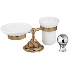 Держатель с мыльницей и стаканом Cezares Aphrodite APHRODITE-STTP-01