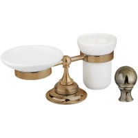 Держатель с мыльницей и стаканом Cezares Aphrodite APHRODITE-STTP-02