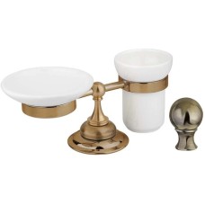 Держатель с мыльницей и стаканом Cezares Aphrodite APHRODITE-STTP-02