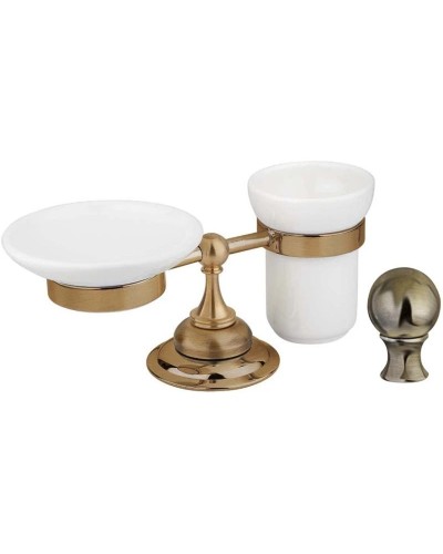Держатель с мыльницей и стаканом Cezares Aphrodite APHRODITE-STTP-02