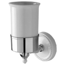 Стакан хром/белый Devon&Devon Dorothy DOR403CR