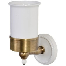 Стакан бронза/белый Devon&Devon Dorothy DOR403BR