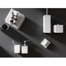 Стакан для зубных щеток Boheme 10961-W-CR Белый Хром