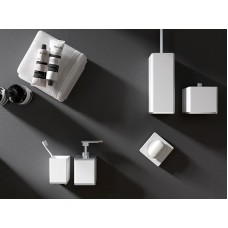 Стакан для зубных щеток Boheme 10961-W-CR Белый Хром