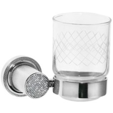 Стакан для зубных щеток Boheme Royal Cristal 10924-CR-B Хром