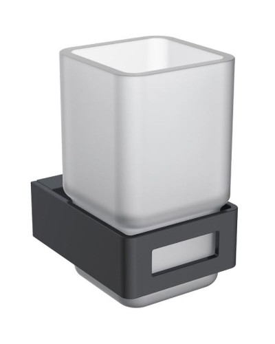 Стакан для зубных щеток Boheme Q 10944-B Черный