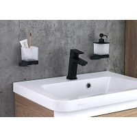 Стакан для зубных щеток Ravak 10° X07P557 Черный матовый