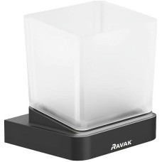 Стакан для зубных щеток Ravak 10° X07P557 Черный матовый