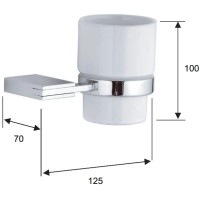 Стакан Remer Flat FT15CR