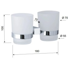 Стакан двойной Remer SQ SQ16CR