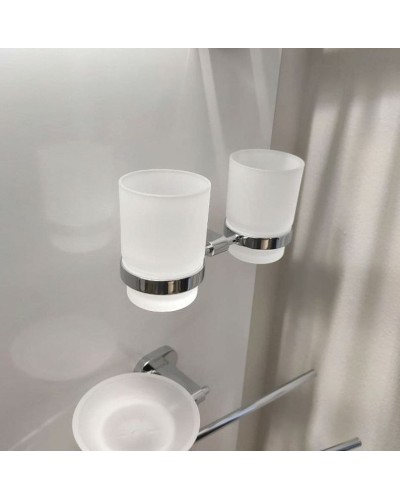 Стакан для зубных щеток Ravak Chrome CR 220.00 X07P189 двойной Хром