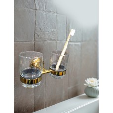 Стакан двойной подвесной AltroBagno Corposo 081702 Or