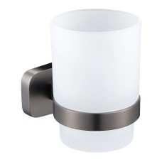 Стакан для зубных щеток с держателем WONZON & WOGHAND, Темный графит (WW-9321)